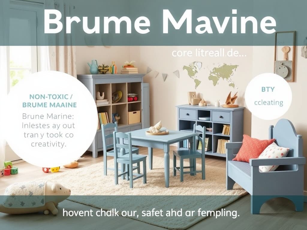 Is Brume Marine chalk paint safe for children’s furniture