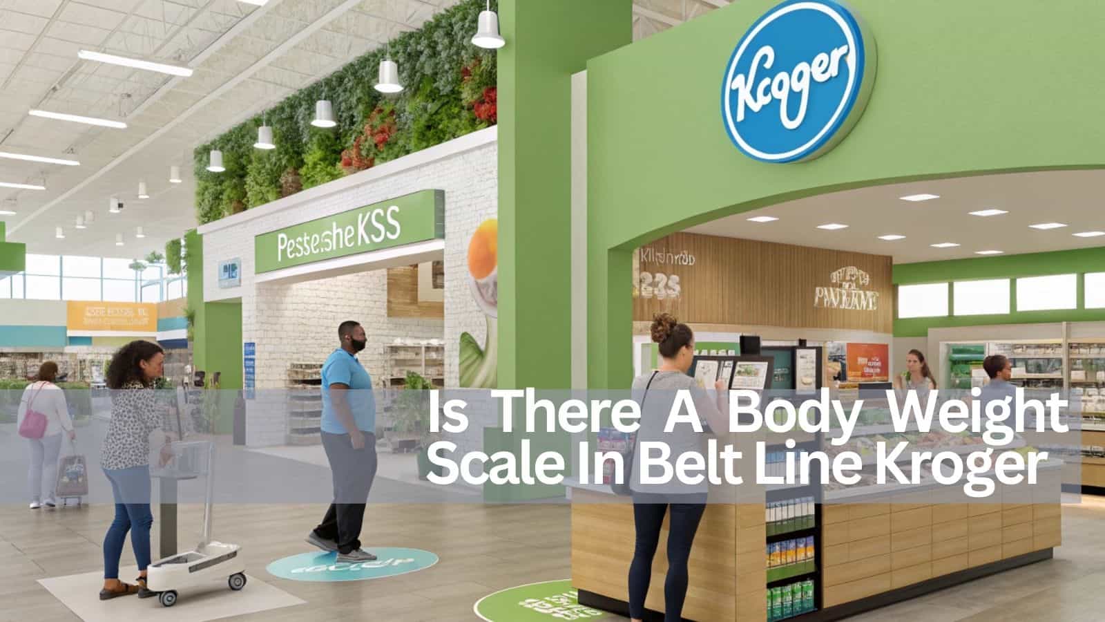 Is There A Body Weight Scale In Belt Line Kroger