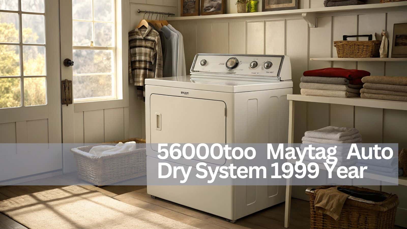 56000too Maytag Auto Dry System 1999 Year