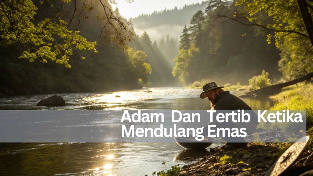 Adam Dan Tertib Ketika Mendulang Emas